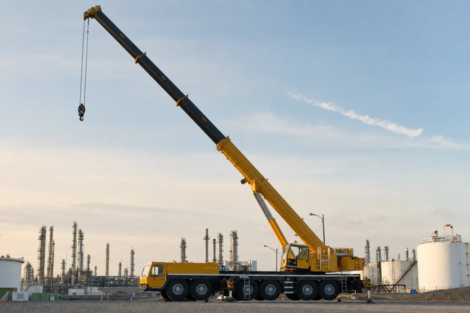 Mobile telescopic crane